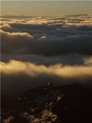 Above the clouds