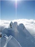 Ridgeline of first pinnacle
