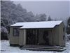 Dillon's Hut in the snow