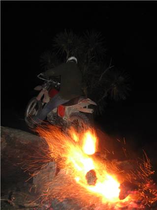 Jeremy on fire