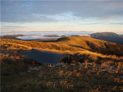 Our campsite - not a bad place to be...