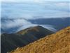 Mist flowing over the back of High Ridge