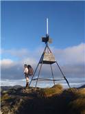 Jess by Mt Holdsworth trig