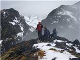 On top of South Twin, looking at its northern counterpart