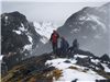 On top of South Twin, looking at its northern counterpart