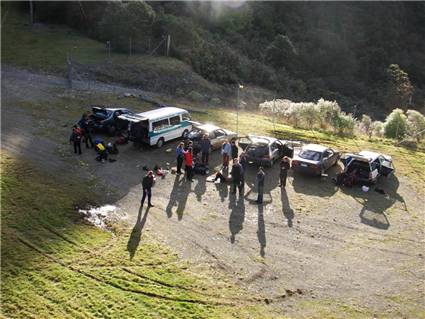 All back to the carpark safely