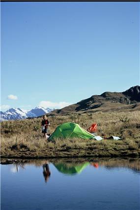 Camp on Red Hills