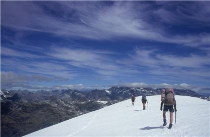 Team on Destiny ridge