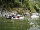 The only way to travel down rivers