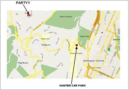 HOW TO GET TO THE PARTY??