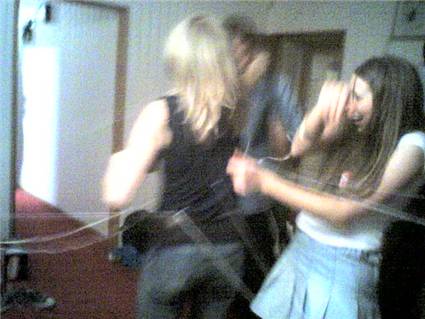 ana and amelia tied up in string