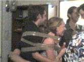 keiran and anabel masking taped together