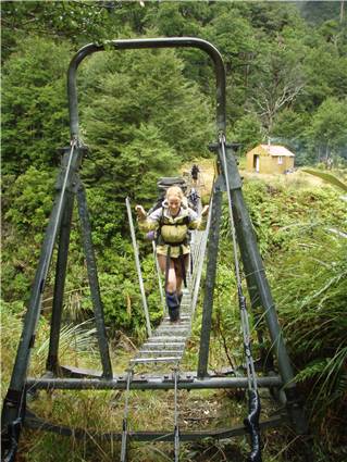 Crow hut swingbridge