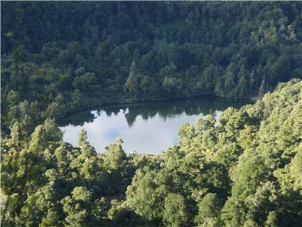 A glimpse of the lake