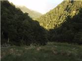 Looking up valley from Colenso hut