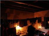 In the Hut - After the Bandits arrived....