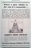 Cadbury's Energy Chocolate Advertisment