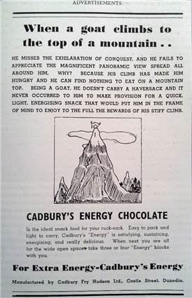 Cadbury's Energy Chocolate Advertisment