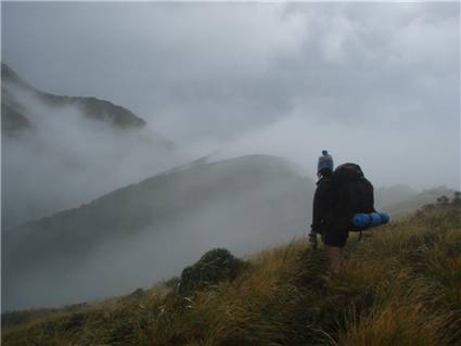 Misty ridge
