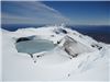 Crater Lake from Ruapehu summit