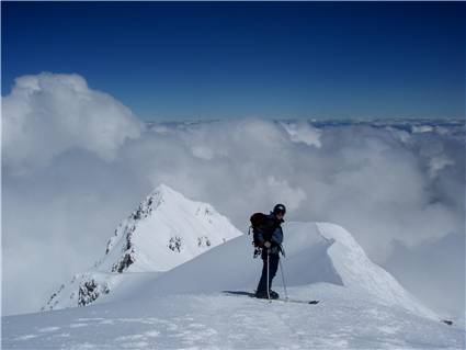 Skiing from the Summit!