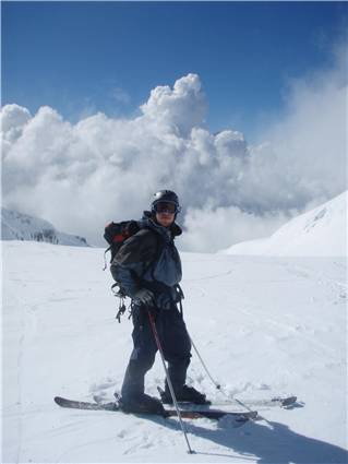 Ben about to do the last run down