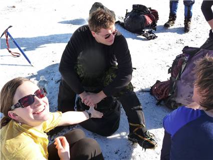 broken crampon