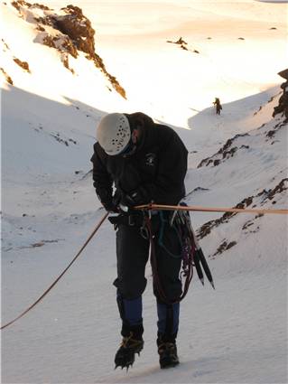 abseiling