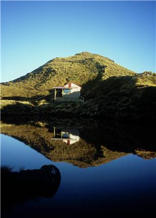 Maungahuka tarn reflections