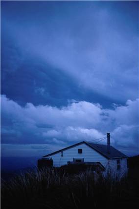 Storm brewing near Jumbo hut