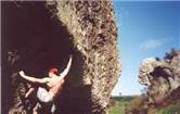 Jon on Lunatics (Froggat Edge) - Derek Thatcher