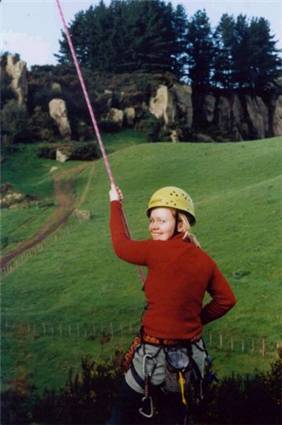 Chrissy at Froggats Edge