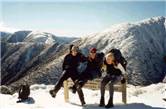 Kat, Hannah and Femke at Armstrong Saddle