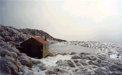Maungahuka in snow