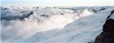 Therma Glacier from Mt Aspiring