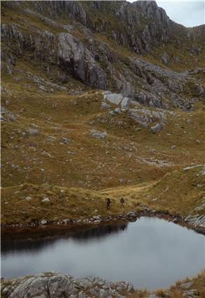 Trampers in 24 Tarn Basin