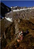 Trampers on Zeilian Pass